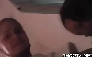 Plank in the matter of huge Hawkshaw pleasures his very sexy girlfriend