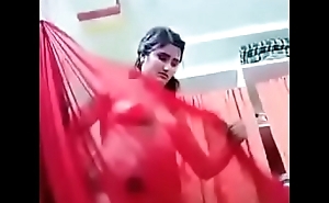Swathi naidu showing her body and wearing white-hot saree