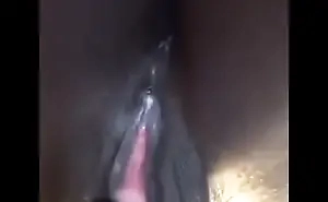 Fat slut pleasures herself