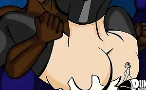 Superheroine taking Heavy Black Cock by a choreograph be useful to Brothas