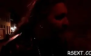 Hot skinny hooker mounts a large cock and rides him go hungry
