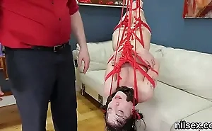 Horny dearly is taken with respect to anus nuthouse for worked heal