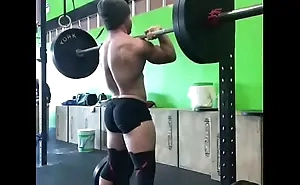 Hot chap in gym