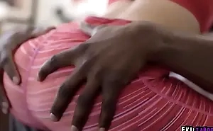 Abella Danger was spying on her hot ebony neighbor.She went to his house and started a hot sex with him and enjoyed gender his big black cock.