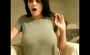 Big boobs jumping girl video