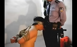 patrolman polished piss on slave